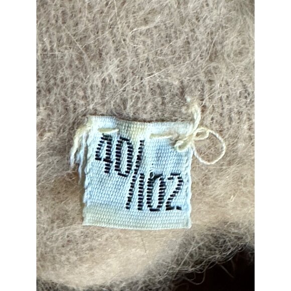 Parkhurst Angora Rabbit Hair Wool Sweater Cowl Neck Long Sleeve Soft Warm Sz 40 - Picture 4 of 10